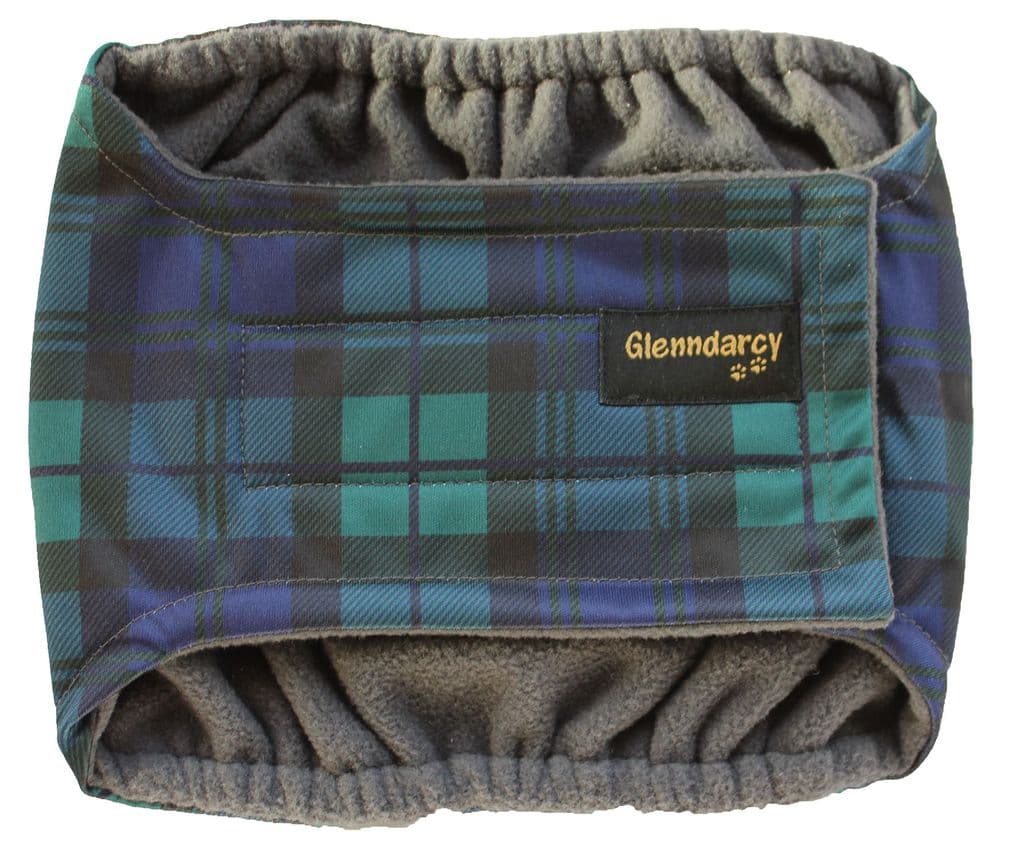 Male Dog Nappies (Male Dog Nappy + 2 washable pads)