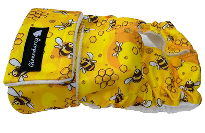 Female Dog Nappies (Flexi-Pants + 2 washable pads)